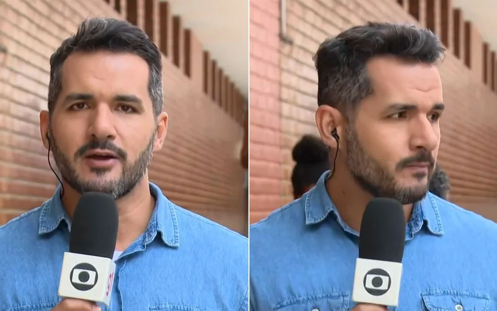 Repórter da Globo é interrompido com gritos de “Globo lixo” ao vivo